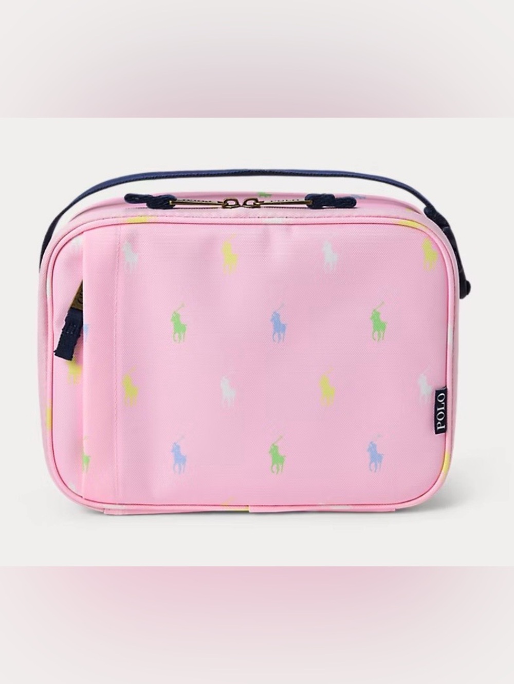 Pink Polo Ralph Lauren Polo Pony Molded Lunch Tote Brand New